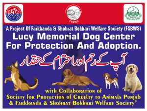 Farkhanda & Shohrat Bokhari Welfare Society Lucy Memorial Dog Center Project